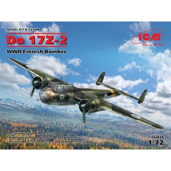 Plastikový model Dornier Do 17Z-2 Finnish WWII Bomber - ICM 72308