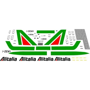 Plastikový model Obtisky Boeing 747 -200 Alitalia - BSmodelle BSM144614