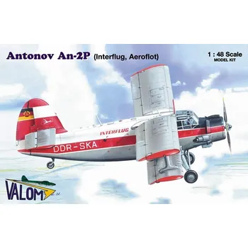 Plastikový model Antonov An-2P (Interflug, Aeroflot) - Valom 48003