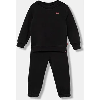 Kojenecká tepláková souprava Levi's HOODIE & JOGGER SET 6EP012 černá 99X, vel. 62