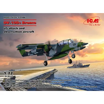 Plastikový model OV-10D+ Bronco, US attack and observation aircraft - ICM 72186