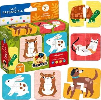 puzzle pro nejmenší CzuCzu Moje první puzzle Zvířecí kamarádi 20 dílků