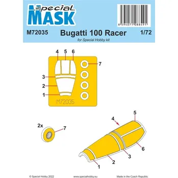 Plastikový model 1/72 Bugatti 100 MASK - Special Hobby M72035