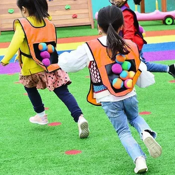 Dětská zbraň Deminas | Hra s vestou a míčky - terčová vesta