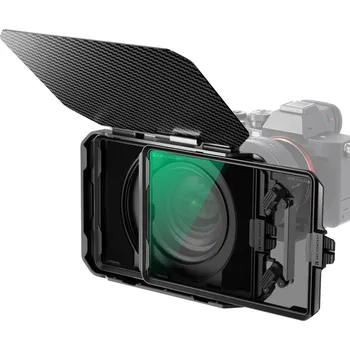 K&F CONCEPT Matte box kit:5pcs Adapter Rings(67/72/77/82/95mm)+1pc ND8 Square filter+2 pcs of 4*5.65