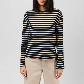 Dámské oblečení Tričko Tommy Hilfiger Breton Dsrt Sky 1189614 16 (XL)