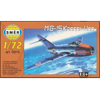 Plastikový model MiG-15 Korean War (3x North Korea camo) - Směr