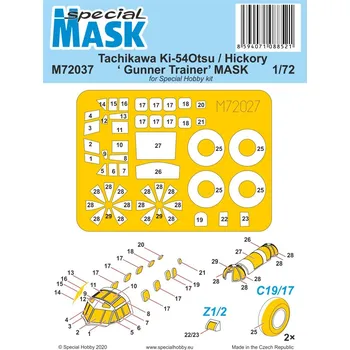 Plastikový model 1/72 Tachikawa Ki-54Otsu / Hickory ‘ Gunner Trainer’ MASK - Special Hobby M72037