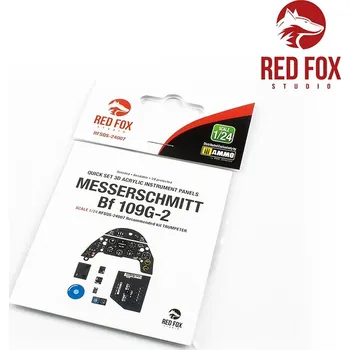 Plastikový model Messerschmitt Bf 109G-2 (for Trumpeter kit) - Red Fox Studio RFSQS-24007