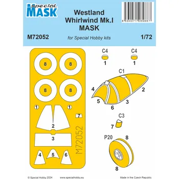 Plastikový model 1/72 Westland Whirlwind Mk.I MASK - Special Hobby M72052