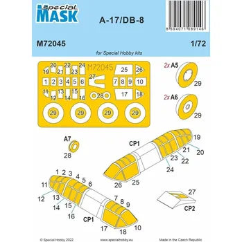 Plastikový model 1/72 A-17/DB-8 MASK - Special Hobby M72045