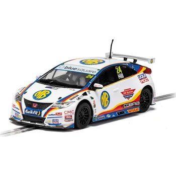 autodráha Autíčko Touring SCALEXTRIC C4210 - Honda Civic Type-R NGTC - Jake Hill 2020
