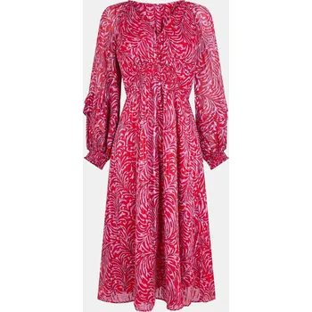 Dámské šaty Šaty French Connection Scarlet Red Mti 1186180 16 (XL)