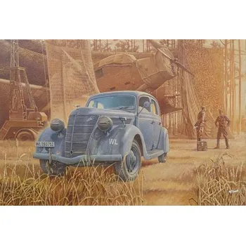 Plastikový model Ford V8-G81A Special, 1938 (5x camo) - Roden 817