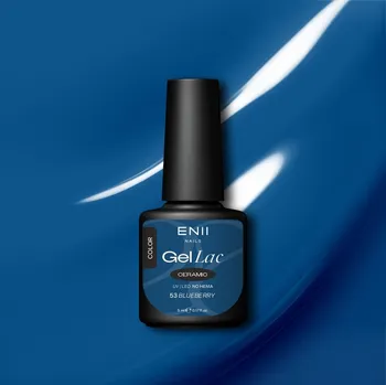 Lak na nehty ENII NAILS Gel lak Ceramic 53 Blueberry - gelový lak bez HEMA, 5 ml