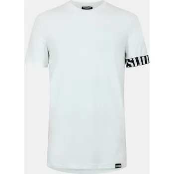 Pánské tričko Tričko DSQUARED2 White Black 1188740 L