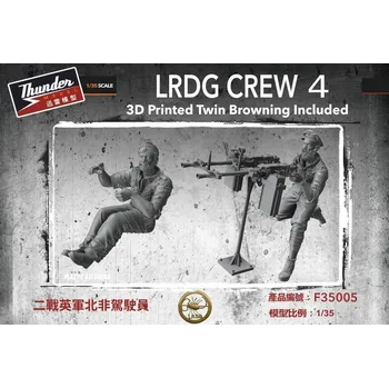 Plastikový model LRDG Crew 4 - Thunder Model F35005