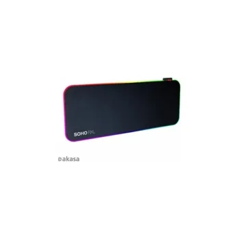 Podložka pod myš AKASA podložka pod myš SOHO RXL, RGB gaming mouse pad, 78x30cm, 4mm thick
