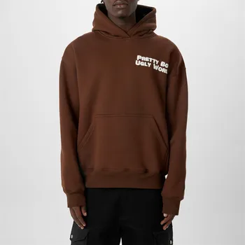 Pánská mikina Mikina PRETTY BOY UGLY WORLD Brown 1187792 X Small