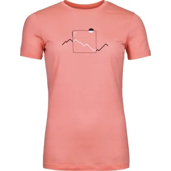 Dámské funkční tričko Ortovox 150 COOL PEAK FOCUS TS - světle růžová XS