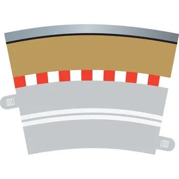 autodráha Příslušenství SCALEXTRIC C7019 - Border, Kerb & Barrier - Curve - R3.5 - 22.5 Deg Outer