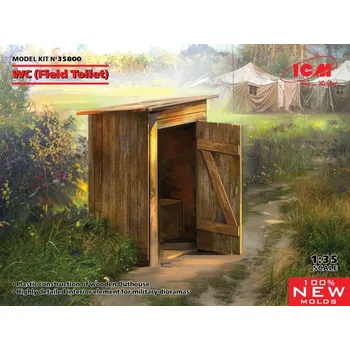 Plastikový model WC (Field Toilet) - ICM 35800
