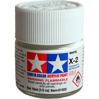 Modelářská barva Tamiya 81502 Acrylic Mini X-2 White