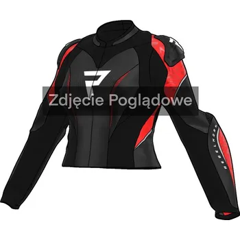 Moto bunda REBELHORN bunda DIVA RS dámská black/red - W46