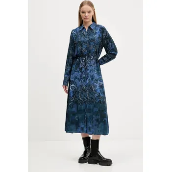 Dámská móda Šaty Desigual CAMISEROLICUAD 25WWVW23 modrá 57X, vel. XS