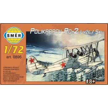 Plastikový model Polikarpov Po-2 Lyže (3x camo) - Směr