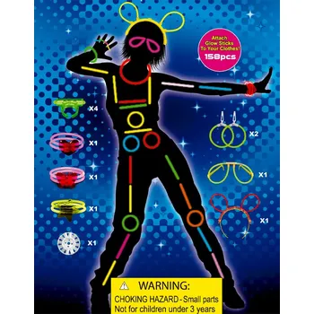 Karnevalový kostým Svítící kostým 158 ks
