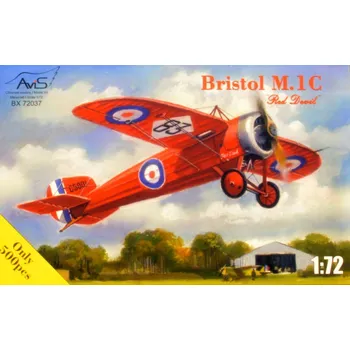 Plastikový model Bristol M.1C Red Devil (2x camo) - AVIS BX 72037