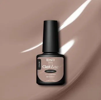 Lak na nehty ENII NAILS Gel lak Ceramic 58 Naked - gelový lak bez HEMA, 5 ml