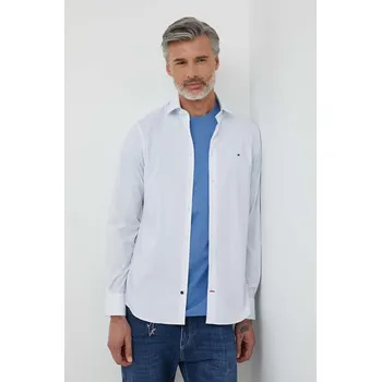 Pánská košile Košile Tommy Hilfiger pánská, slim, s klasickým límcem, MW0MW34629 modrá 55X, vel. 40