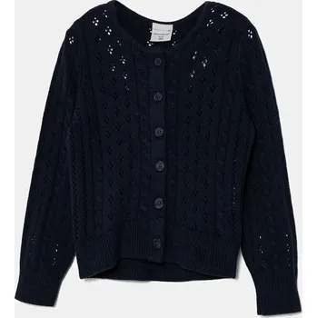 Dívčí svetr Dětský svetr Abercrombie & Fitch KI250.4088 námořnická modř 59X, vel. 135/142