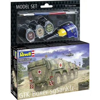 Plastikový model GTK Boxer sgSANKfz - obsahuje barvy a lepidlo - Revell ModelSet 63362