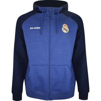 Chlapecká mikina Fan-shop Dětská mikina REAL MADRID Zip azul velikost: 10 let