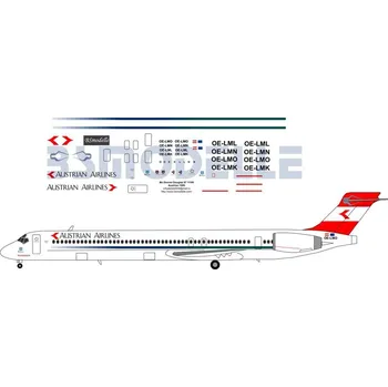Plastikový model Obtisky Mc Donnel Douglas MD-87 (DC-9) Austrian - BSmodelle BSM100011