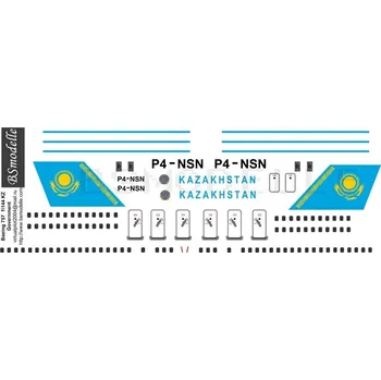 Plastikový model Obtisky Boeing 757 Kazakhstan government - BSmodelle BSM144065
