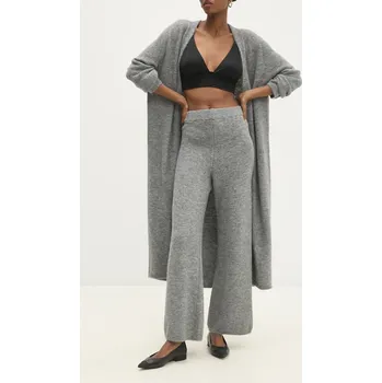 Dámské kalhoty Kalhoty s vlnou Answear.LAB 8965...IKK šedá 90X, vel. S/M