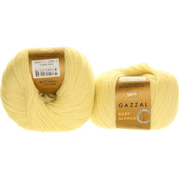 Příze Gazzal Baby Alpaca 46031 vanilková