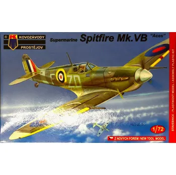 Plastikový model Supermarine Spitfire Mk.VB 'Aces' (2x camo) - Kovozávody Prostějov
