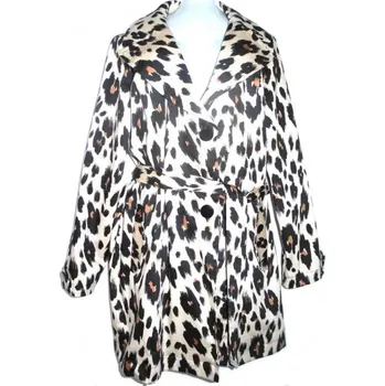 Dámský kabát Robert Louis dámský design kabátek vzor leopard Velikost: M