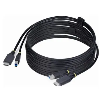 Kabel do PC StarTech.com 10ft (3m) HDMI and USB 5Gbps KVM Cable - Kabel klávesnice / videa / myši (KVM) - HDMI, USB typ A (M) do HDMI, USB Type B (M) - 3 m - podpora 4K60Hz, podpora HDR10 - cerná
