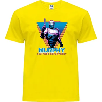panske_levne_tricko_potisk_murphy_robocop Barva: Yellow - žlutá, velikost: 3XL
