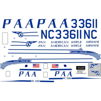 Plastikový model Obtisky Douglas DC3 PAA - BSmodelle BSM144658