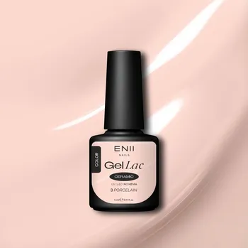 Lak na nehty ENII NAILS Gel lak Ceramic 03 Porcelain - gelový lak bez HEMA, 5 ml