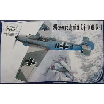 Plastikový model Messerschmitt Bf 109 C-1 WWII German Fighter - AVIS BX 72012