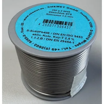 Páječka Chemet Trubičková pájka ø1,5mm 250g