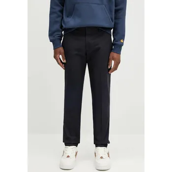 Pánské kalhoty Bavlněné kalhoty Paul Smith pánské, tmavomodrá barva, ve střihu chinos, M1R-255U-P02630 M1R.255U.P02630 59X, vel. 36